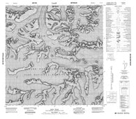 115C10 King Peak Canadian topographic map, 1:50,000 scale