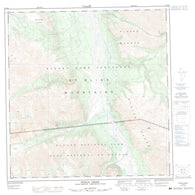 115G05 Steele Creek Canadian topographic map, 1:50,000 scale