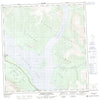 115G07 Burwash Landing Canadian topographic map, 1:50,000 scale