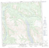 115G10 Serpenthead Lake Canadian topographic map, 1:50,000 scale