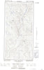 115H08E Vowel Mountain Canadian topographic map, 1:50,000 scale