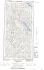 115H08W Vowel Mountain Canadian topographic map, 1:50,000 scale