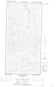 115H10E Macintosh Lake Canadian topographic map, 1:50,000 scale