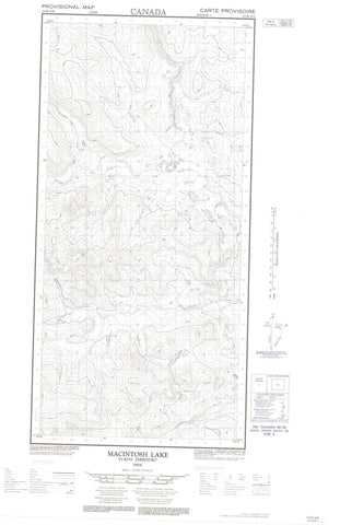 115H10E Macintosh Lake Canadian topographic map, 1:50,000 scale