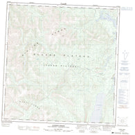 115H12 Albert Creek Canadian topographic map, 1:50,000 scale