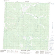 115H14 Mackintosh Creek Canadian topographic map, 1:50,000 scale