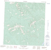 115I03 Mount Nansen Canadian topographic map, 1:50,000 scale