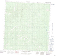 115I04 False Teeth Creek Canadian topographic map, 1:50,000 scale