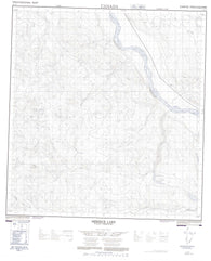 115I07 Merrice Lake Canadian topographic map, 1:50,000 scale