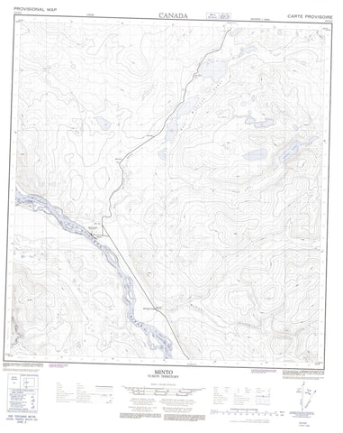 115I10 Minto Canadian topographic map, 1:50,000 scale