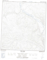 115I11 Dark Creek Canadian topographic map, 1:50,000 scale