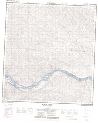 115I13 Black Creek Canadian topographic map, 1:50,000 scale