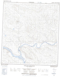 115I14 Volcano Mountain Canadian topographic map, 1:50,000 scale