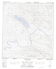 115I16 Diamain Lake Canadian topographic map, 1:50,000 scale