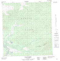 115J11 Doyle Creek Canadian topographic map, 1:50,000 scale