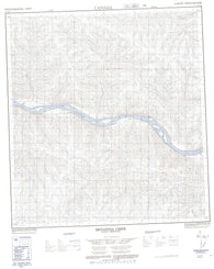 115J15 Britannia Creek Canadian topographic map, 1:50,000 scale