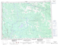 115J Stevenson Ridge Canadian topographic map, 1:250,000 scale