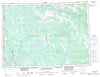 115J Stevenson Ridge Canadian topographic map, 1:250,000 scale