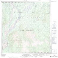 115K01 Sanpete Creek Canadian topographic map, 1:50,000 scale