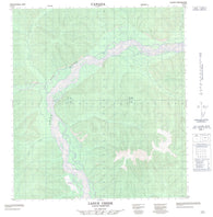 115N01 Ladue Creek Canadian topographic map, 1:50,000 scale