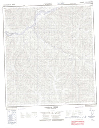 115O02 Scroggie Creek Canadian topographic map, 1:50,000 scale