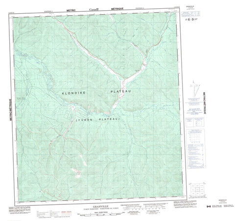 115O10 Granville Canadian topographic map, 1:50,000 scale