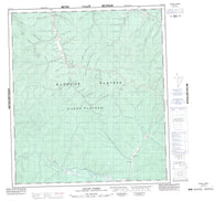 115O14 Grand Forks Canadian topographic map, 1:50,000 scale