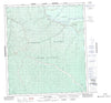 115O15 Flat Creek Canadian topographic map, 1:50,000 scale