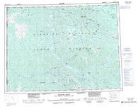 115O Stewart River Canadian topographic map, 1:250,000 scale