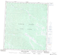 115P04 Grand Valley Creek Canadian topographic map, 1:50,000 scale