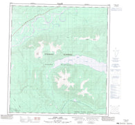 115P08 Ethel Lake Canadian topographic map, 1:50,000 scale