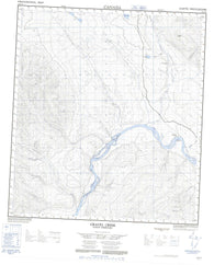 115P12 Gravel Creek Canadian topographic map, 1:50,000 scale