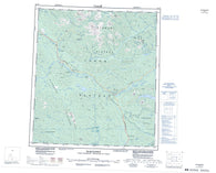 115P Mcquesten Canadian topographic map, 1:250,000 scale