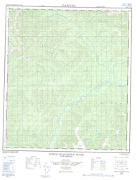 116A01 North Mcquesten River Canadian topographic map, 1:50,000 scale