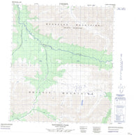 116A07 Davidson Pass Canadian topographic map, 1:50,000 scale