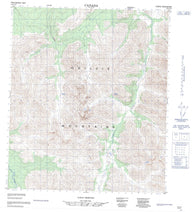 116A10 No Title Canadian topographic map, 1:50,000 scale