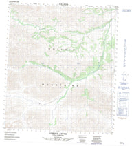 116A12 Lomond Creek Canadian topographic map, 1:50,000 scale