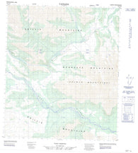 116A15 No Title Canadian topographic map, 1:50,000 scale