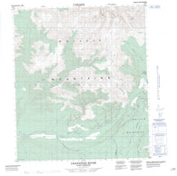 116B06 Chandindu River Canadian topographic map, 1:50,000 scale