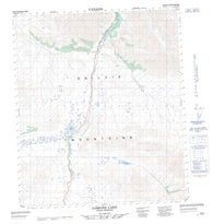 116B16 Lomond Lake Canadian topographic map, 1:50,000 scale