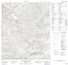 116C15 Last Chance Creek Canadian topographic map, 1:50,000 scale