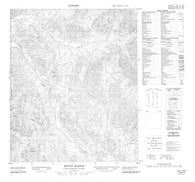 116F07 Mount Slipper Canadian topographic map, 1:50,000 scale