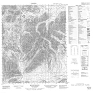 116F08 Mount Klotz Canadian topographic map, 1:50,000 scale