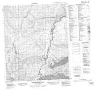116G09 Churchward Hill Canadian topographic map, 1:50,000 scale