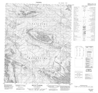 116H08 Mount Turner Canadian topographic map, 1:50,000 scale