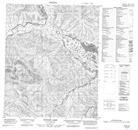 116H09 Hungry Lake Canadian topographic map, 1:50,000 scale