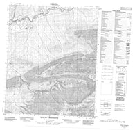 116H12 Mount Cronkhite Canadian topographic map, 1:50,000 scale