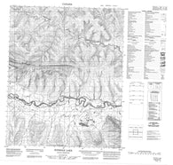 116H15 Pothole Lake Canadian topographic map, 1:50,000 scale