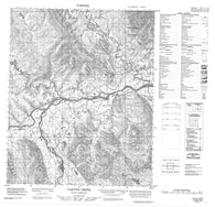 116H16 Canyon Creek Canadian topographic map, 1:50,000 scale