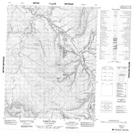 116I07 Corbett Hill Canadian topographic map, 1:50,000 scale